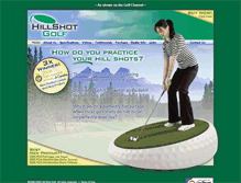 Tablet Screenshot of hillshotgolf.com